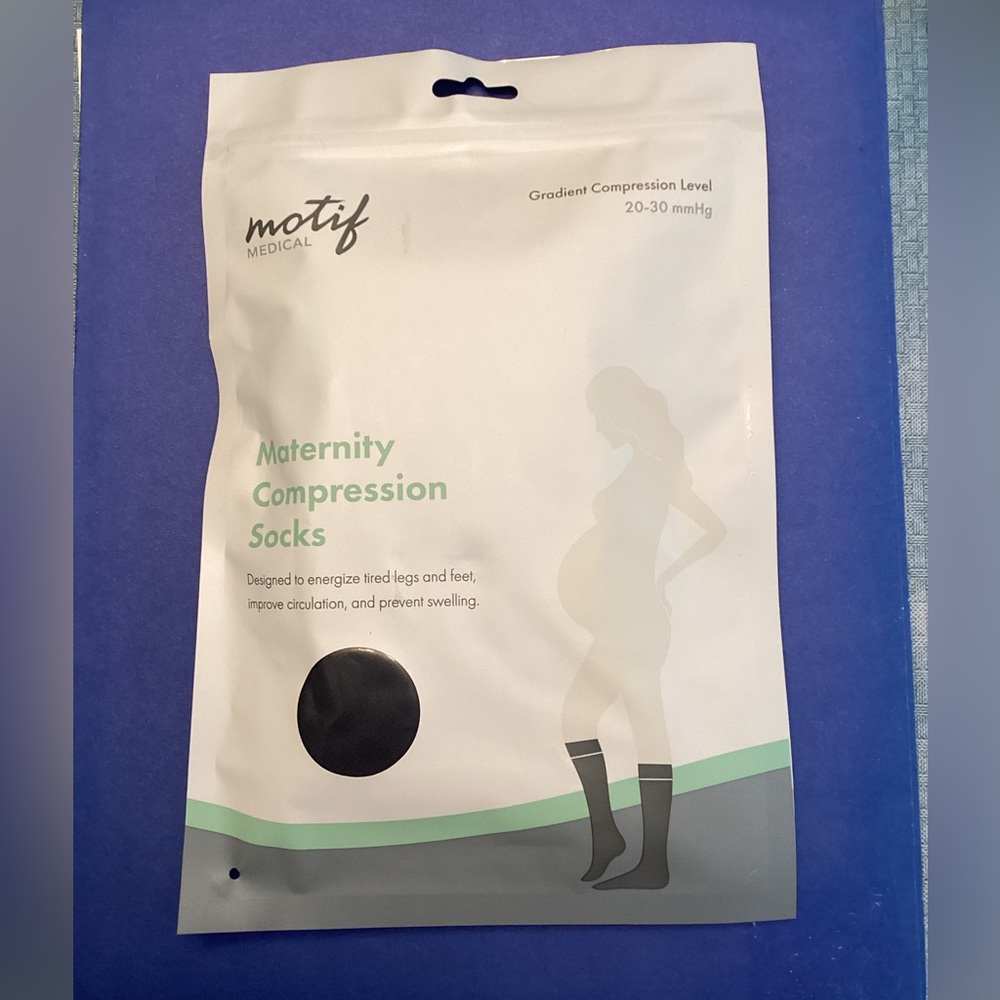 NIP Motif Maternity Compression Socks Size M